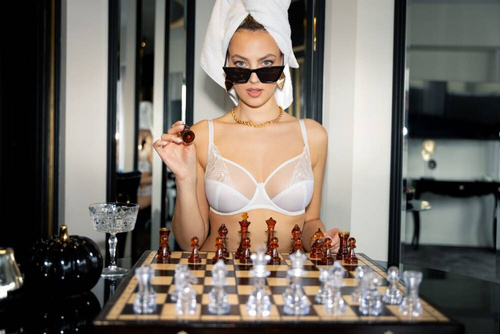 Biustonosz miękki Virginia Unikat biały 