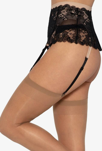 Kelly Pończochy Stretch do paska A'2 visone