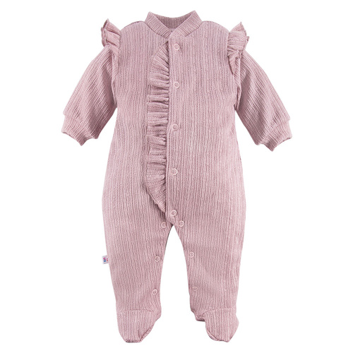 Pajac niemowlęcy swetr Hearts & Bears Eevi - różowy