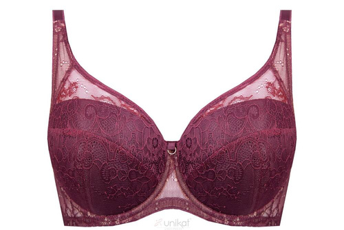 Biustonosz usztywniany Caro Unikat burgund 