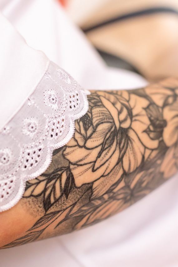 Biała koszula nocna 34DB Peonia z koronką Marija – 100% bawełna, styl i wygoda