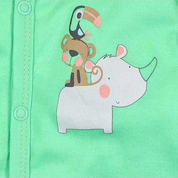 Bluza dresowa z bawełny organicznej Sawanna Nini zielony