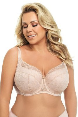 Gorsenia Biustonosz usztywniany K 483 Peony -beżowy