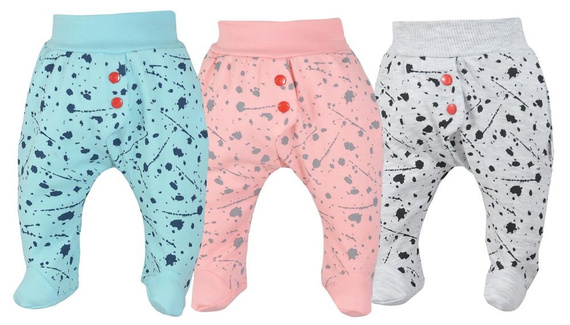 Półśpiochy bawełniane "HIP-HIP" Koala- różowe