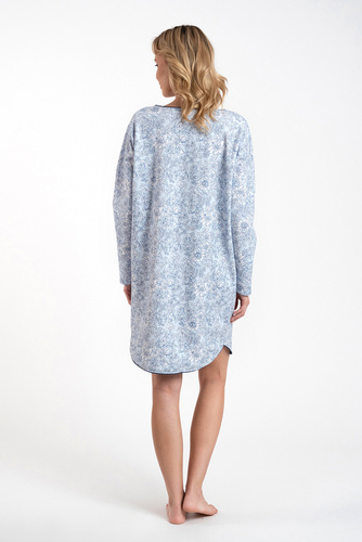 Koszula nocna damska Gracjela Italian Fashion - druk niebieski 