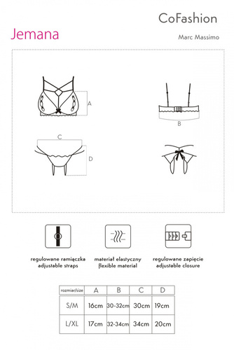 Komplet bielizny Jemana CF 90414 CoFashion Marc Massimo 