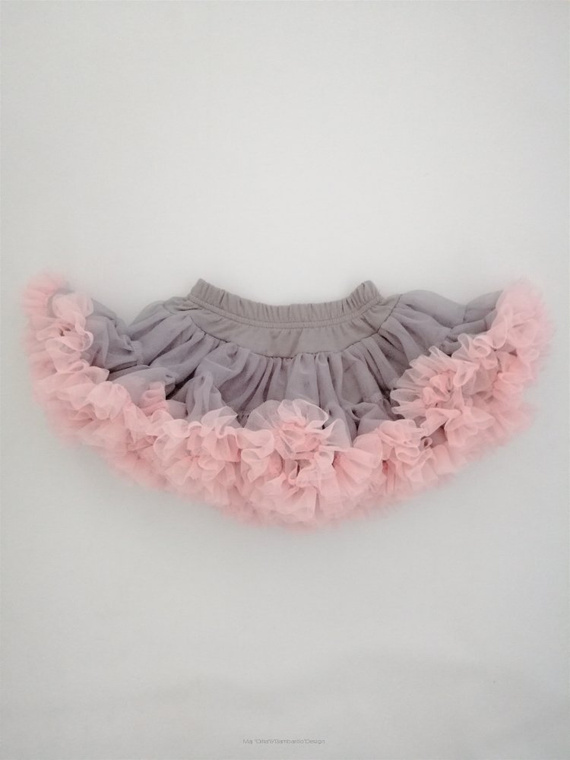 Spódniczka tiulowa Ballerina Bambarillo szary