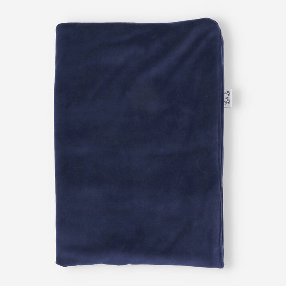 Kocyk niemowlęcy z poduszką LUL-0050 Luli Lu - granatowy