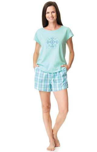 Piżama Damska LNS 218 Key- miętowa