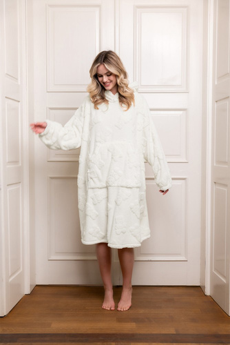 Kocobluza damska Miśka Italian Fashion – oversize, ciepła, z kapturem, misie