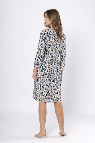 Witalia 1665 – koszula nocna bawełniana damska z długim rękawem