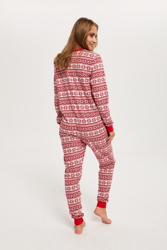 Kombinezon damski Alaska Italian Fashion- czerwony