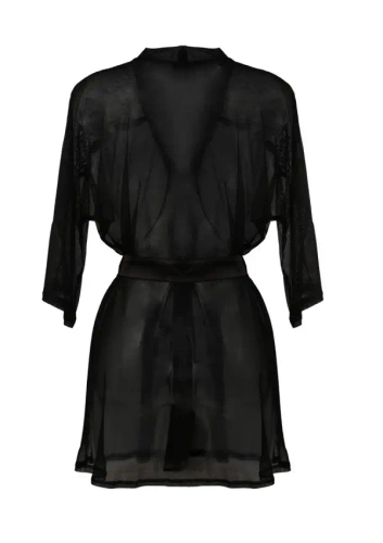 Costance Podomka Szlafrok Damski Dkaren - czarny 