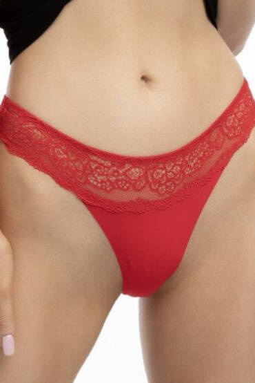 Salsa Figi Damskie Julimex - czerwony