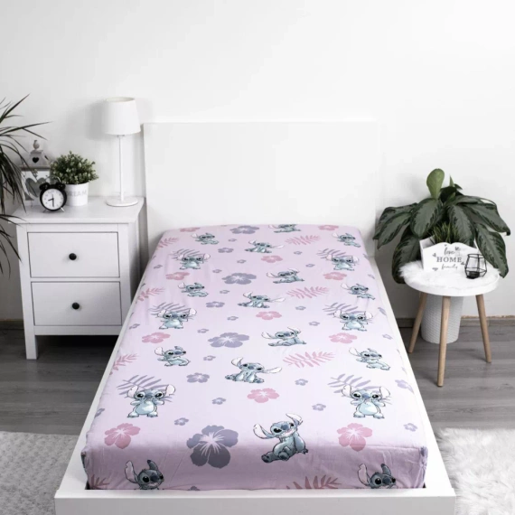 Prześcieradło dziecięce Lilo and Stitch Jerry Fabrics