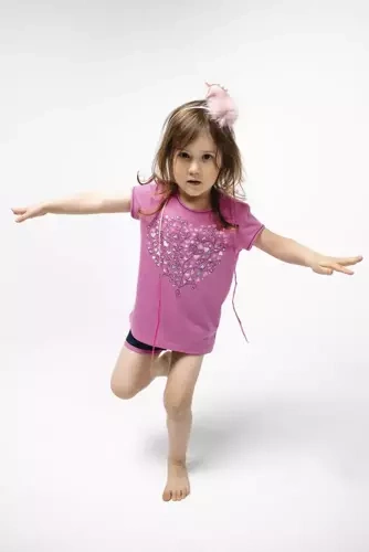 Piżama dziewczęca Ontega Italian Fashion - amarantowy/granatowy