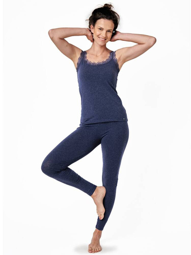Legginsy damskie LXL 170 Key - granatowy