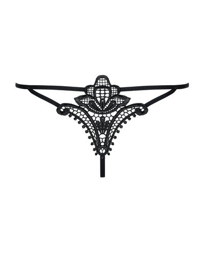 Stringi damskie Luiza Obsessive czarny