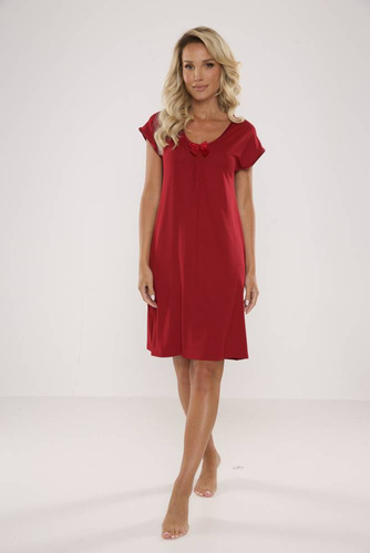 870 Visa Koszula nocna De Lafense - bordo