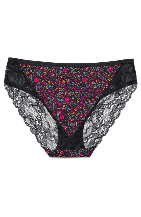 Figi Damskie L-1572 BI Lama czarny