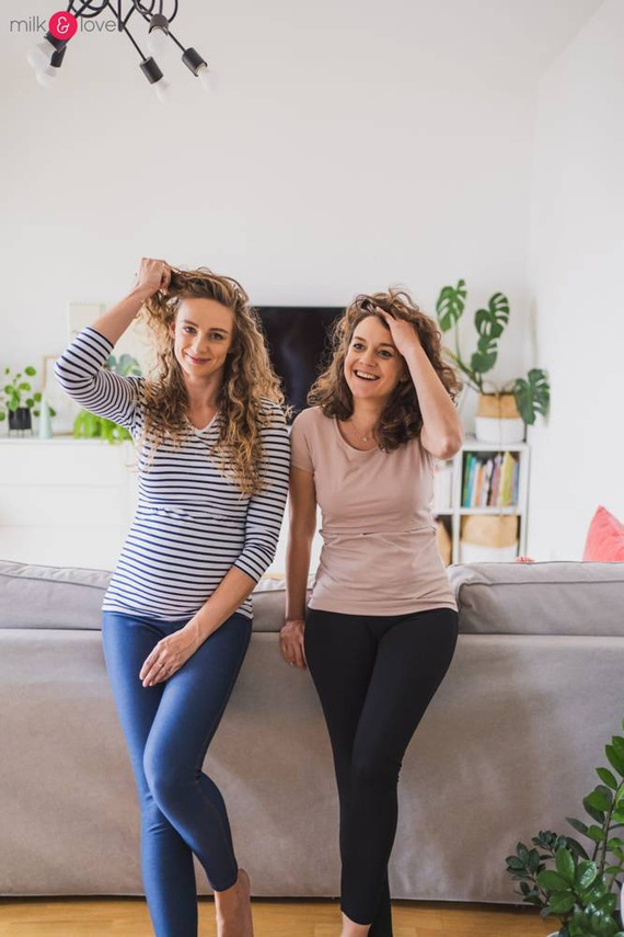 Bluzka ciążowa i do karmienia Milk Shirt Milk&Love mango mohito