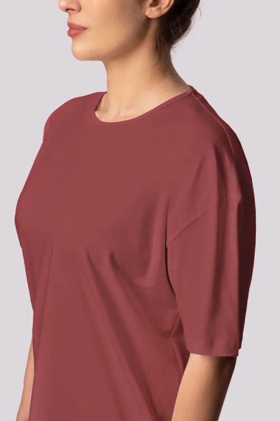 Piżama damska Bliss shortsleeve Mona wiśniowy