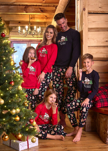 Piżama dziewczęca 592/175 594/175 Home  Cornette czerwony