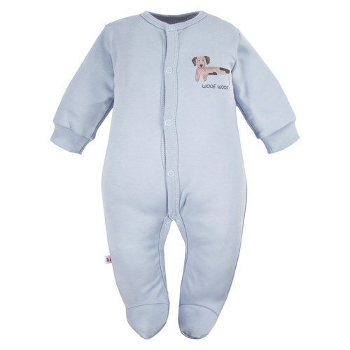 Pajac niemowlęcy Puppy Playtime Eevi - niebieski