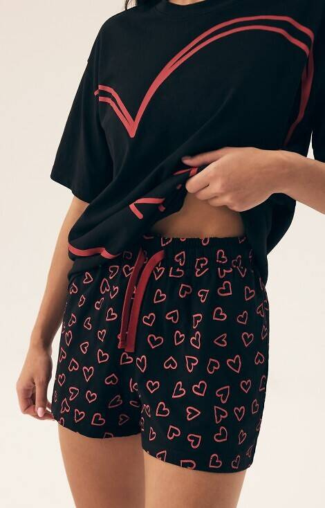 Piżama Damska 42655 Necesito Henderson - czarna