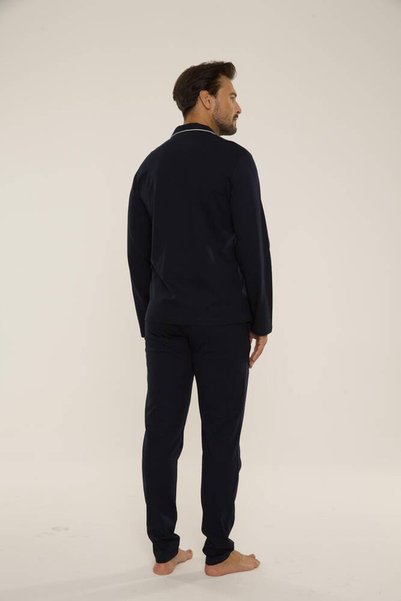 Piżama Męska 729 Norberto De Lafense - granat