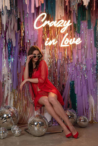 Koszula nocna 634 Florencja Forex - czerwony