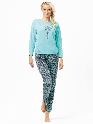 Piżama Damska LNS 972 Key turkusowy