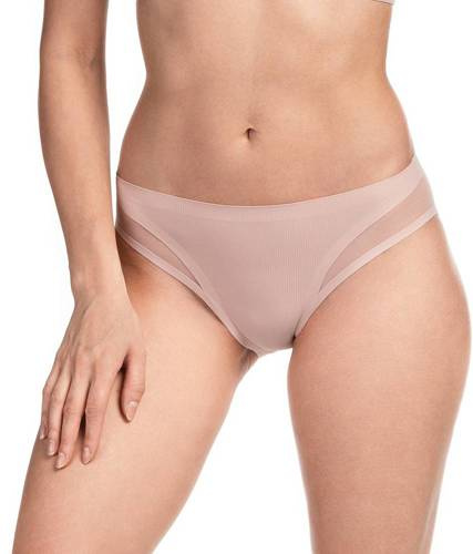 Figi Damskie L-POL 5026 BI-06 Lama- pudrowy różowy