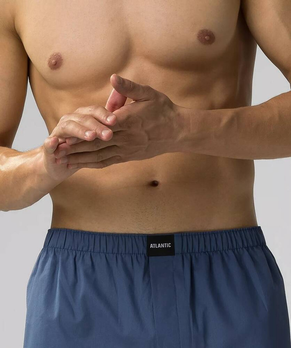 Bokserki męskie MBT-003 A'2 Atlantic niebieski