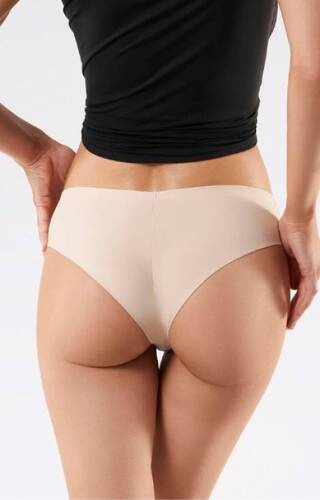 Figi damskie Brasil Panty Julimex - beżowy