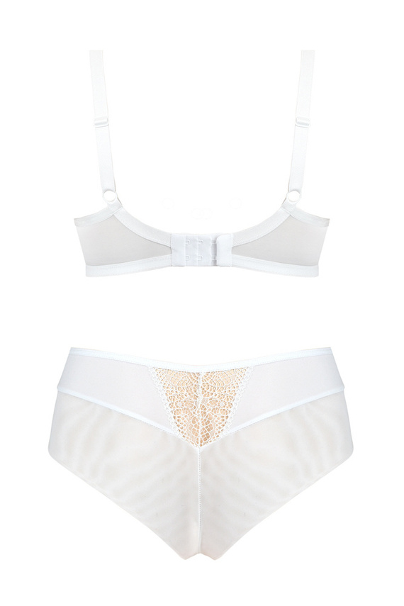 Biustonosz push up 19056 Dots Mediolano biały