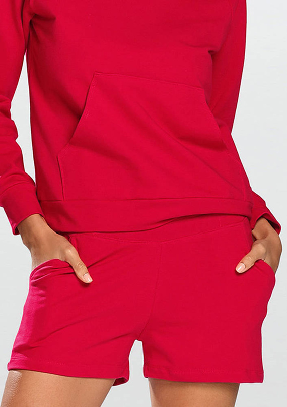 Spodenki dresowe Koko Dkaren czerwony