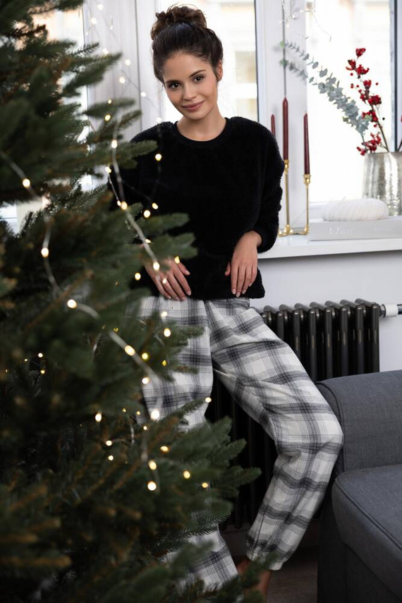 Piżama damska Meredith Sensis - czarny