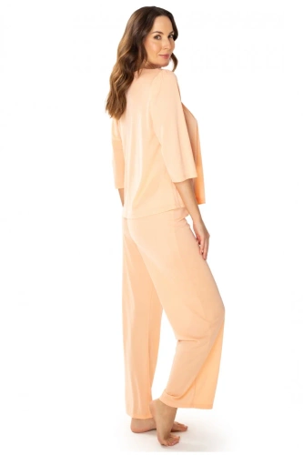 Piżama damska 86658 Patrycja Mewa morelowy