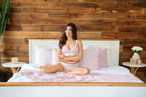 Biustonosz do karmienia Sleep Momtobe różowy