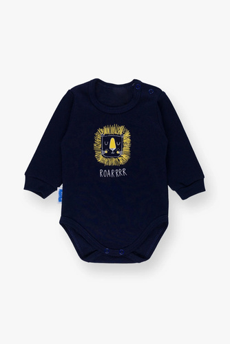 Body z długim rękawem Tygrys Martex granatowy