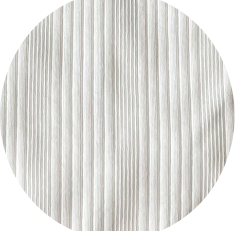 Body kopertowe z długim rękawem BDAB003 EkoBaby Mamatti - ecru