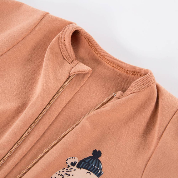 Pajac niemowlęcy z zamkiem Jump Eevi - beżowy