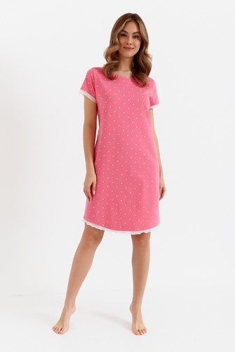 Koszula nocna 446  Cana -różowy