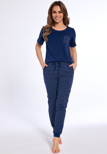 Piżama damska Cornette granatowy