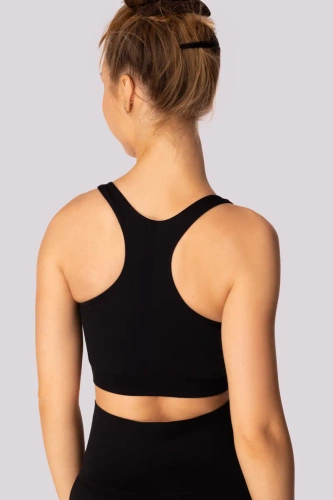 Top biustonosz base sportowy Mona czarny