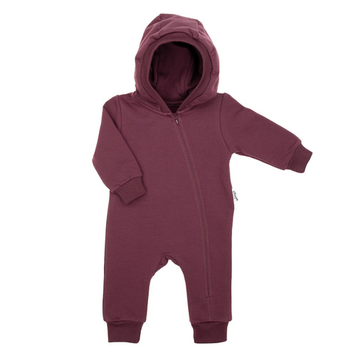 Pajac dresowy Nicol Alisa 217271 – bawełna, burgund