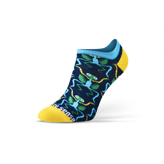 Modliszka Skarpety stopki finest cotton dwie różne Sesto Senso granatowy