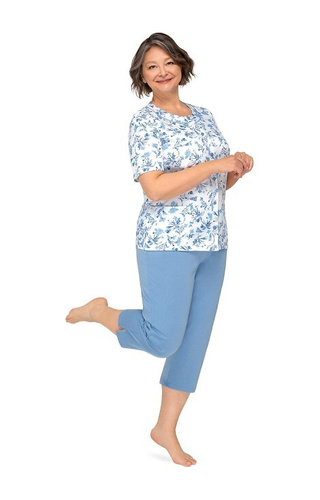 Piżama damska 201 Maria II Martel  ciemny niebieski 29