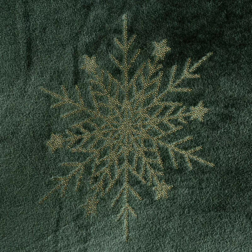 Narzuta świąteczna Eurofirany zielona – miękki koc z mikrofibry, ciepły i lekki
